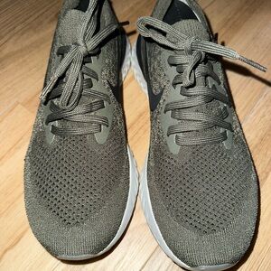 Nike Epic React Flyknit Olive Green Sneakers